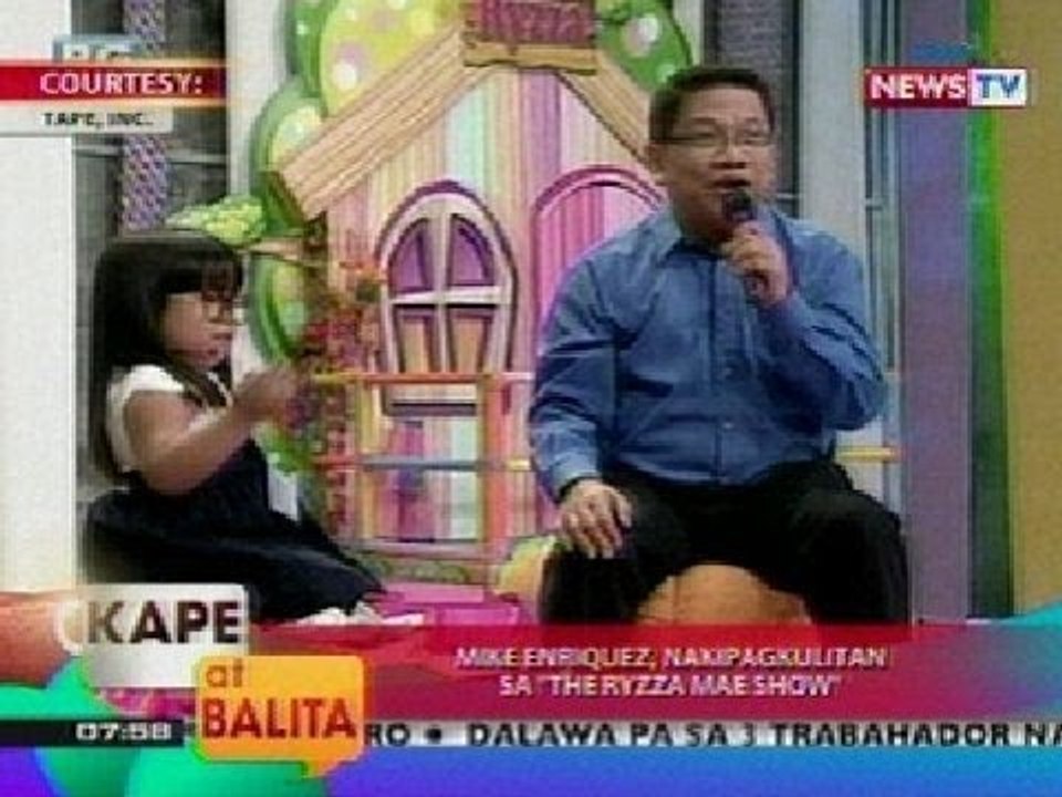 KB: Mike Enriquez, nakipagkulitan sa 'The Ryzza Mae Show'