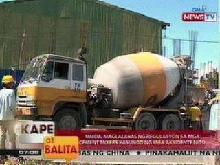 KB: MMDA, maglalabas ng regulasyon sa mga cement mixers kasunod ng mga aksidente