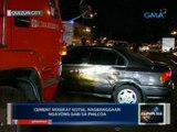 Saksi: Cement mixer at kotse, nagbanggaan ngayong gabi sa Philcoa