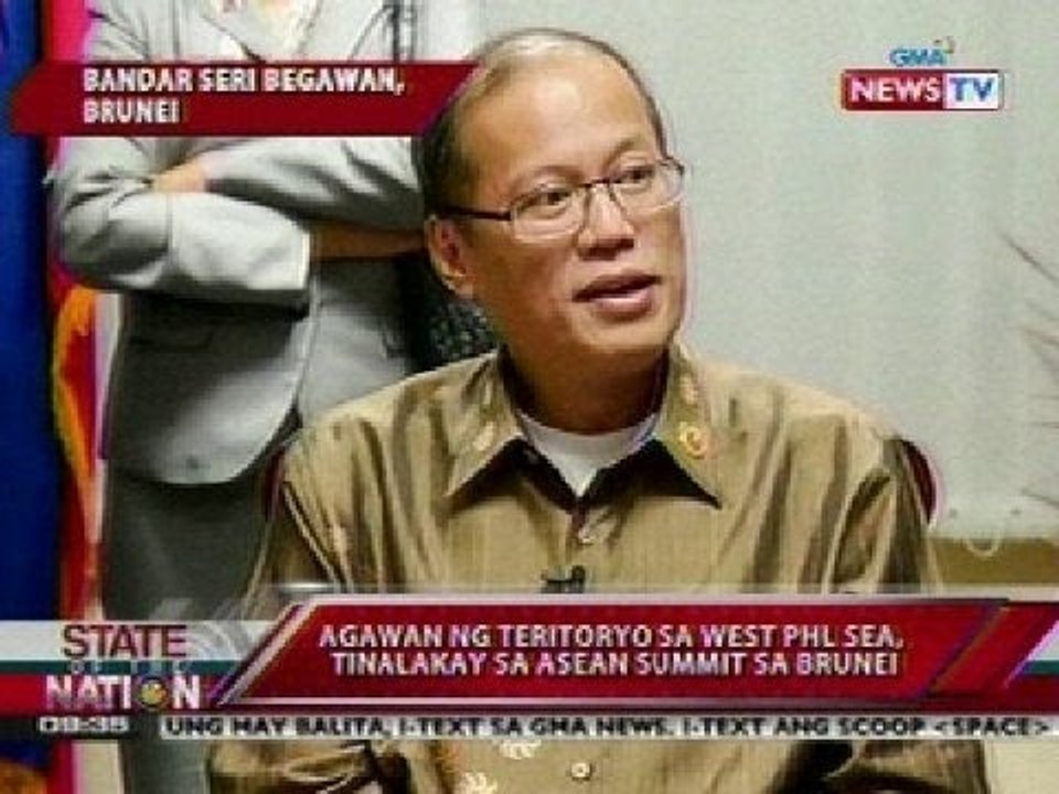 SONA: PNoy, ikinatuwa ang pagkakatalakay ng isyu sa West Phl Sea sa ASEAN Summit