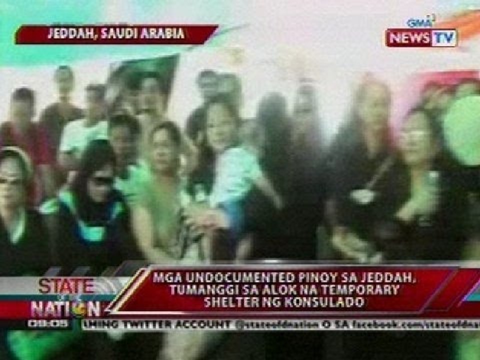SONA: Mga undocumented Pinoy sa Jeddah, tumanggi sa alok na temporary shelter