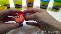 Play Doh Pebbles vs Bam Bam Flintstone Babies PlAy DOh Modeling Video