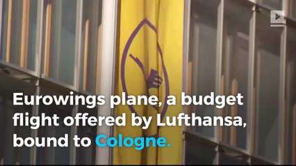 Télécharger la video: No evidence of bomb on boad Eurowings plane to Cologne