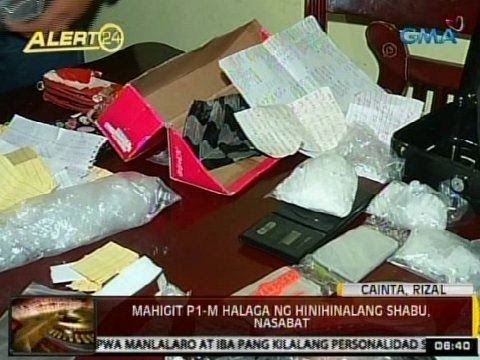 24Oras: Mahigit P1-M halaga ng hinihinalang shabu, nasabat sa Cainta, Rizal