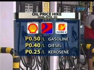 Saksi: Ilang kumpanya ng langis, may pagtataas ng presyo ng mga produktong petrolyo