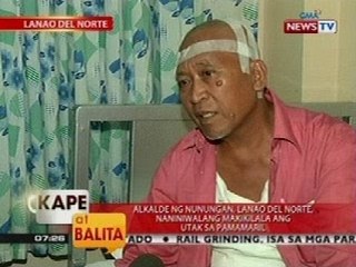 Alkalde ng Nunungan, Lanao del Norte, naniniwalang makikilala ang utak sa pamamaril