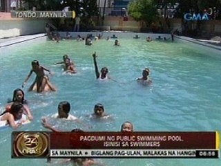 24 Oras: Dalawang public swimming pools sa Maynila, pasado na sa health standards
