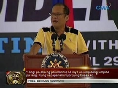 24 Oras: PNoy, pinayuhan daw ni Sec. Ona na magpahinga muna