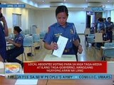 Local absentee voting para sa mga taga-media at ilang taga-gobyerno, hanggang ngayong araw na lang
