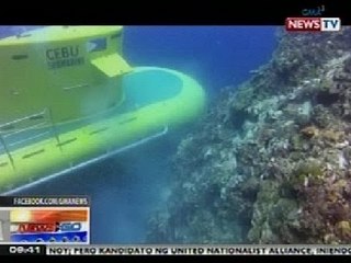 NTG: Pamunuan ng Yellow Submarine tour sa Cebu, itinangging nabangga nito ang coral wall