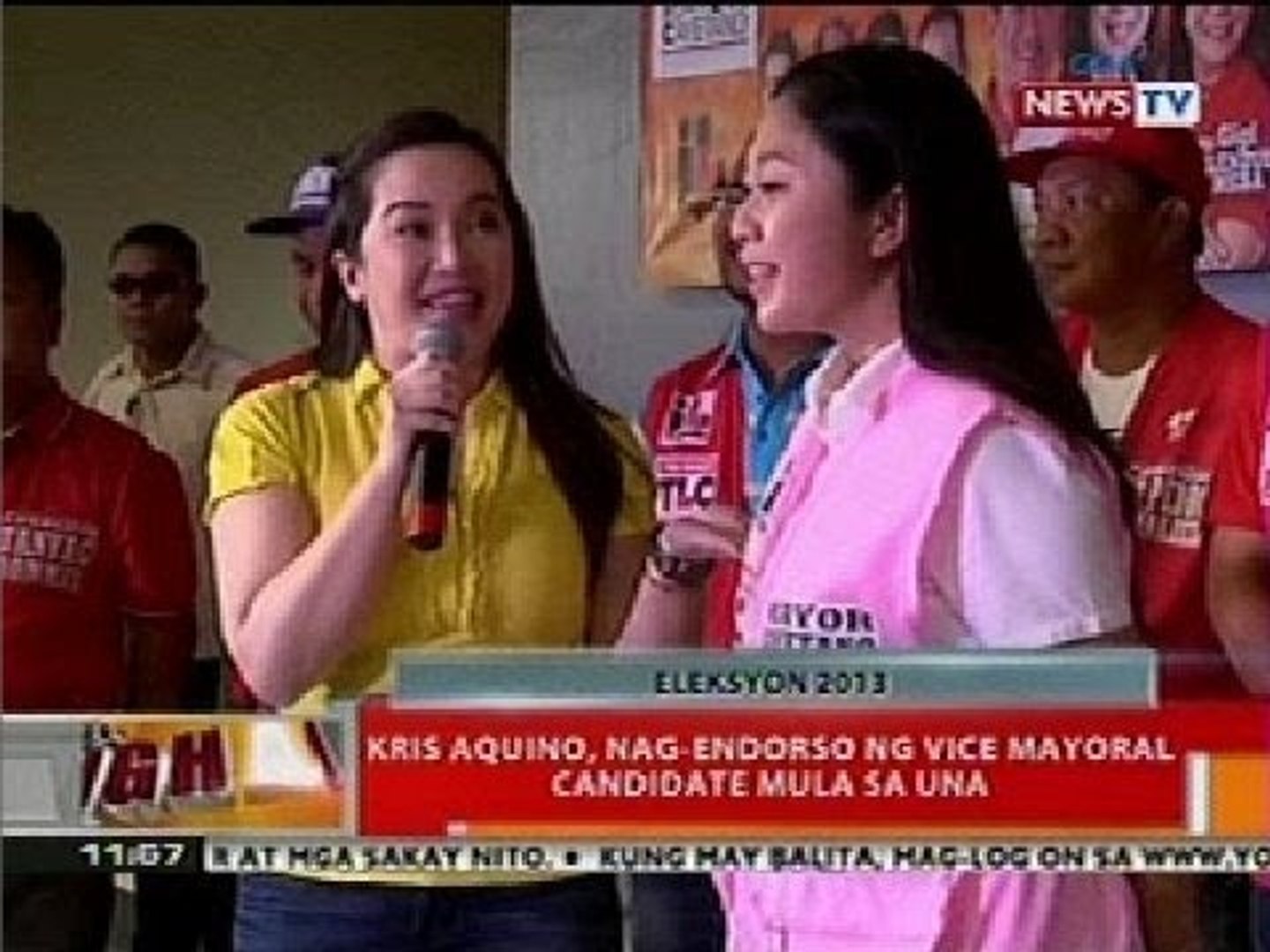 BT: Kris Aquino, nag-endorso ng vice mayorial candidate mula sa UNA