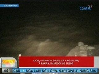 UB: Isang ilog sa Davao Del Sur, umapaw dahil sa pag-ulan