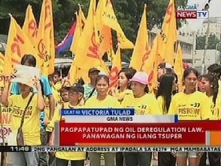 BT: Pagpapatupad ng Oil Deregulation Law, panawagan ng ilang tsuper