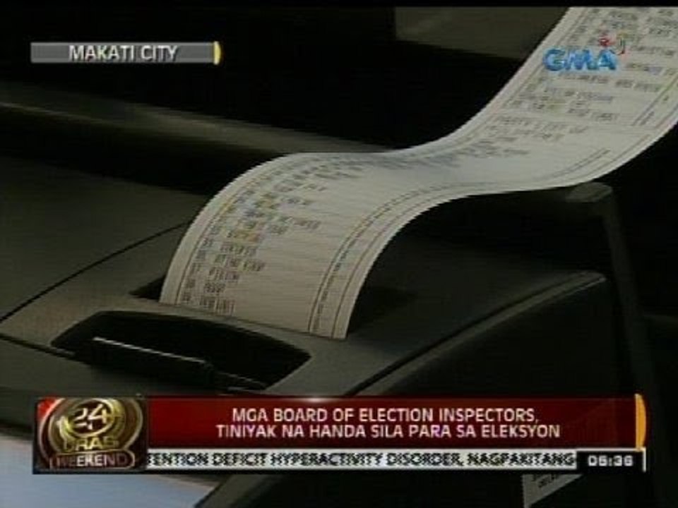 24 Oras: Final testing at sealing ng mga PCOS machine, magpapatuloy hanggang May 10