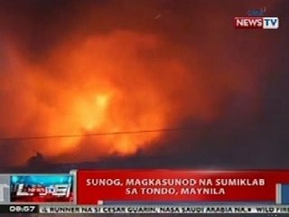 NTVL: Sunog, magkasunod na sumiklab sa Tondo, Maynila