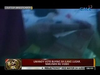 24 Oras: Umano'y vote buying sa ilang lugar, nakunan ng video