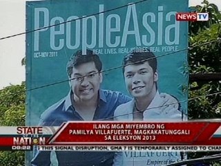 SONA: Ilang mga miyembro ng pamilya Villafuerte, magkakatunggali sa eleksyon 2013