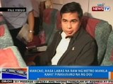 NTG: Mancao, nasa labas na raw ng Metro Manila kahit pinasusuko na ng DOJ