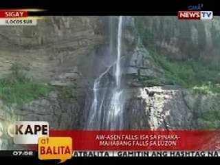 KB: Aw-Asen Falls sa Sigay, Ilocos Sur, isa sa pinakamahabang falls sa Luzon