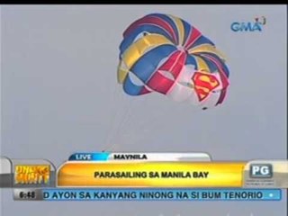 Unang Hirit: Parasailing sa Manila Bay