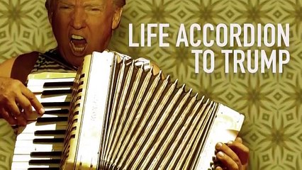 Donald Trump craque et joue de l'accordéon pendant une conférence de presse
