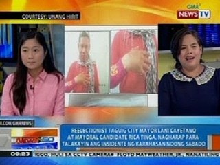 NTG: Lani Cayetano at Rica Tinga, nagharap para talakayin ang insidente ng karahasan noong Sabado