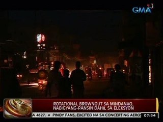 下载视频: 24 Oras: Rotational brownout sa Mindanao,   nabigyang-pansin dahil sa  Eleksyon