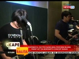 KB: Rivermaya, excited nang mag-perform bilang front act sa Aerosmith concert bukas