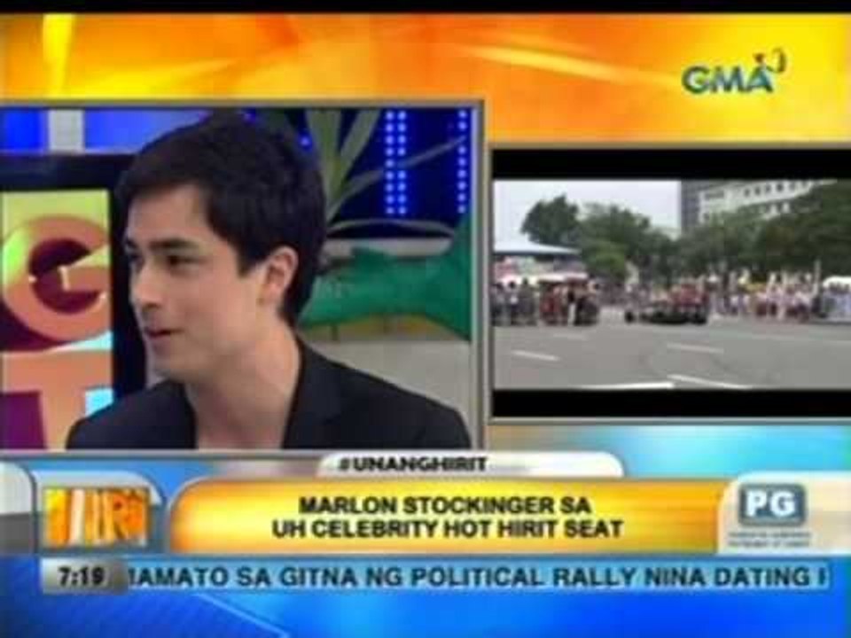 Unang Hirit: Marlon Stockinger sa UH Celebrity Hot Hirit Seat