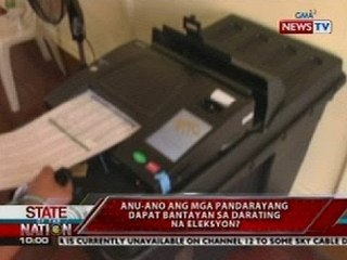 Pre-shaded na balota, pagsira sa PCOS at pagnanakaw sa Compact Flash cards, ilang pandaraya