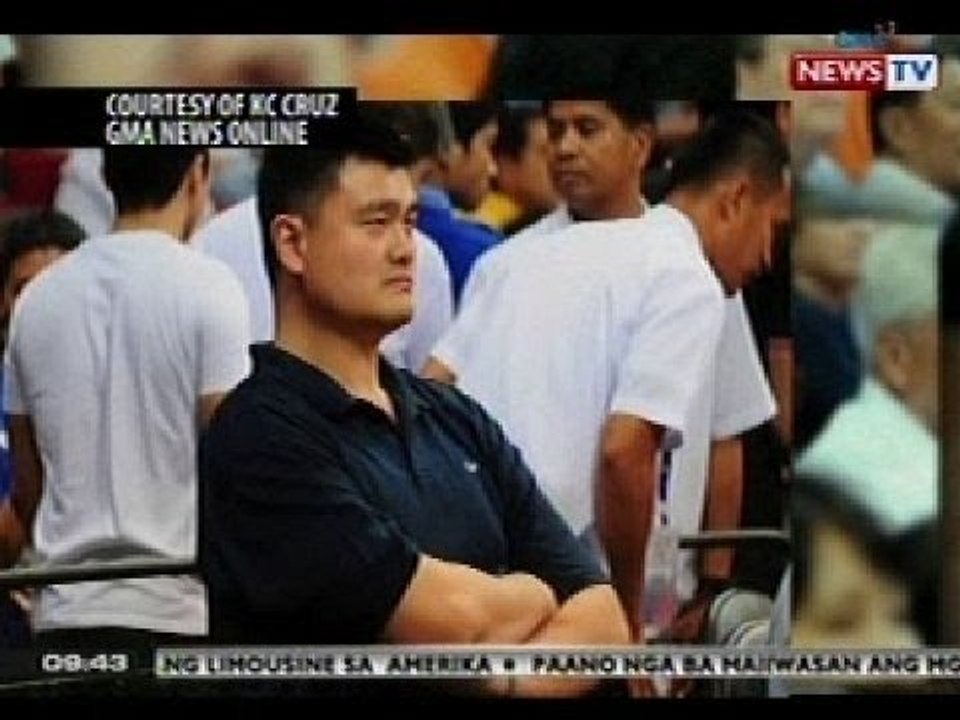 SONA: Yao Ming, nasa Pilipinas para sa diplomatic game