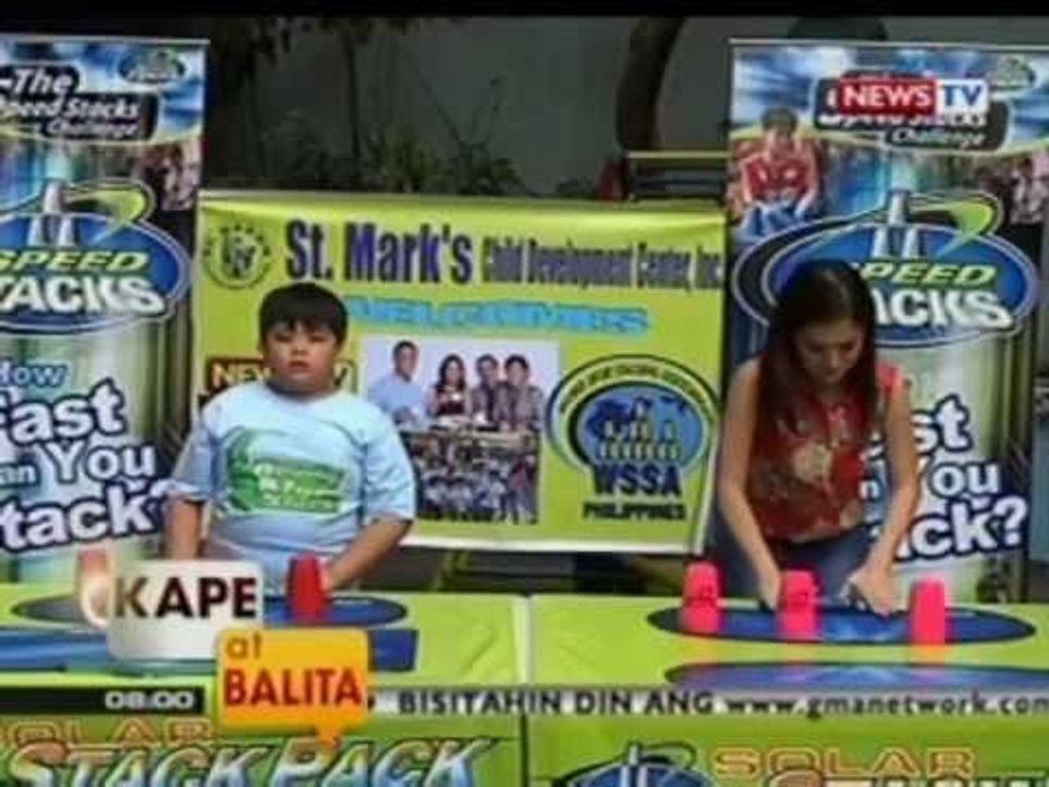 KB: Summer activity for kids: Cup Stacking