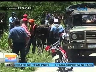 UB: Mga sundalong escort sa mga BEI, tinambangan