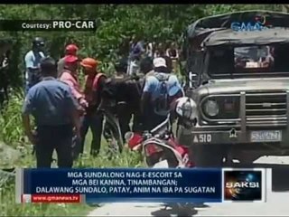 Saksi: Mga sundalong nag-eescort sa mga BEI papuntang Tabuk, Kalinga, tinambangan