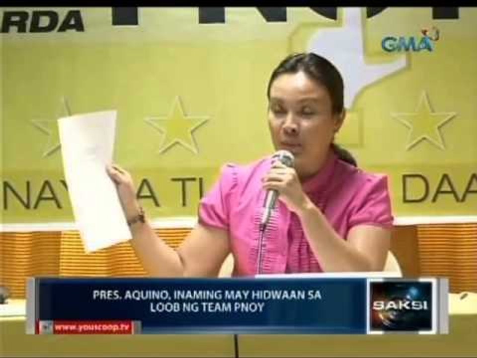 PNoy, inaming may hidwaan sa loob ng Team PNoy, partikular sa pagitan nina Legarda at Cayetano