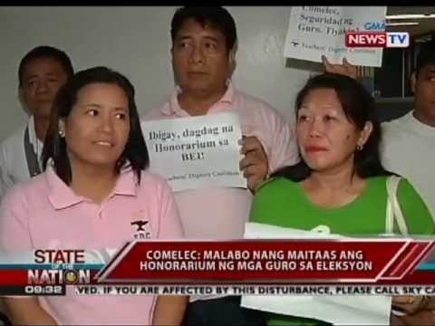 SONA: Mga guro, humiling na mabigyan ng seguridad at karagdagang allowance sa Eleksyon 2013