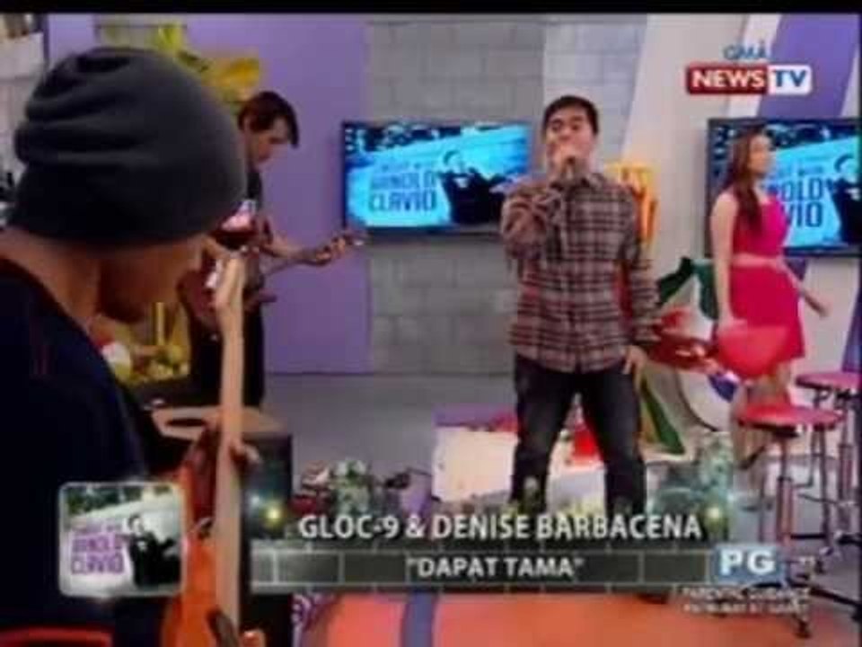 'Dapat Tama' by Gloc-9 and Denise Barbacena live on Tonight with Arnold Clavio