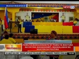 BT: Pamilya Mangudadatu at pamilya Mastura ng dating magkakampi, magkalaban na ngayon sa pulitika