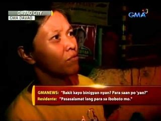 24 Oras: Isang kandidato sa Davao City, namigay umano ng food packs