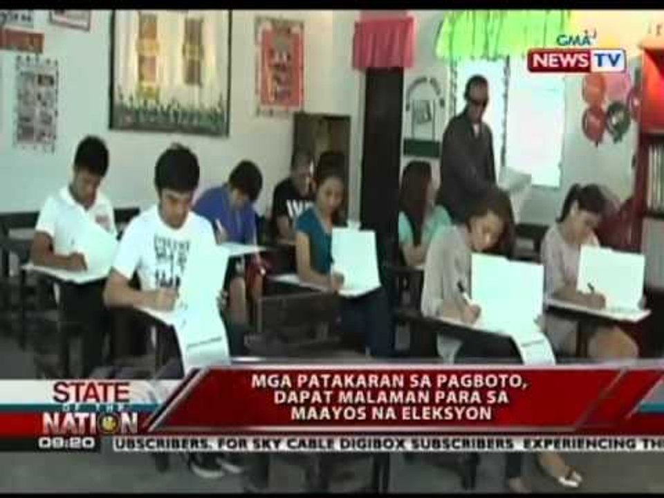 SONA: Mga patakaran sa pagboto, dapat malaman para sa maayos na eleksyon