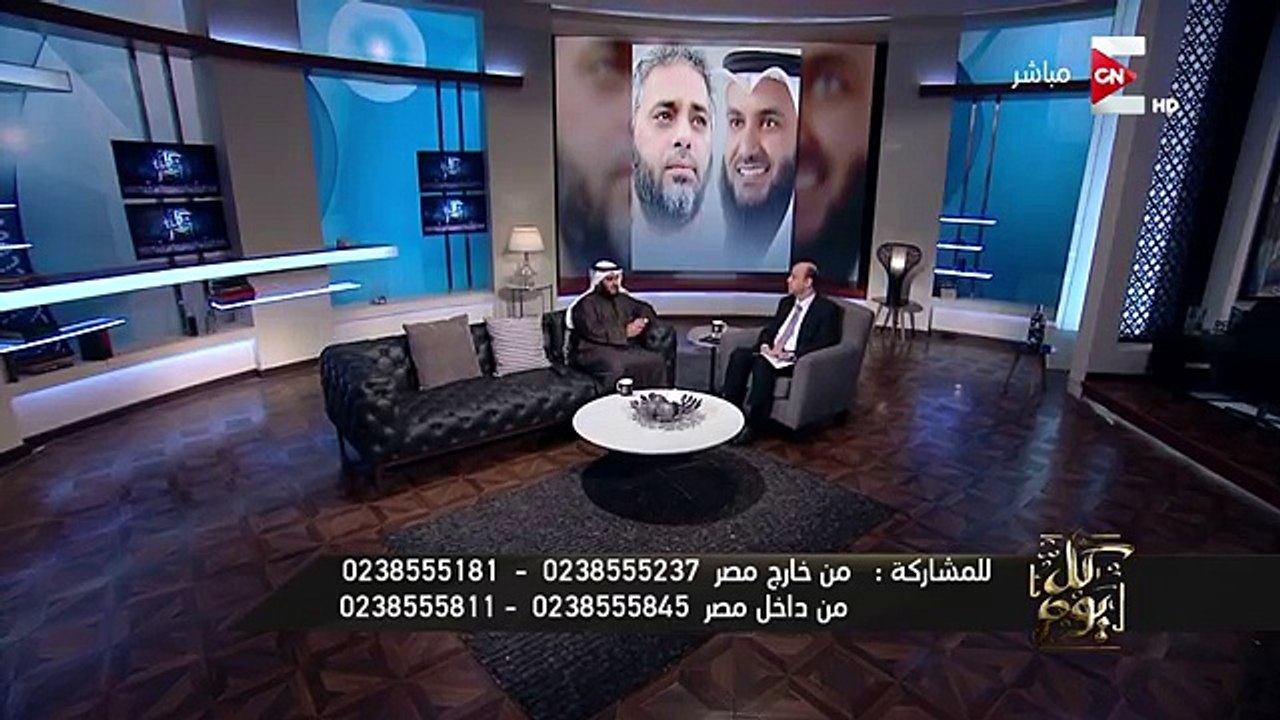 الشيخ مشاري راشد العفاسي يحكي لـ عمرو أديب رحلة بحثه للفنان فضل شاكر والوصول إليه