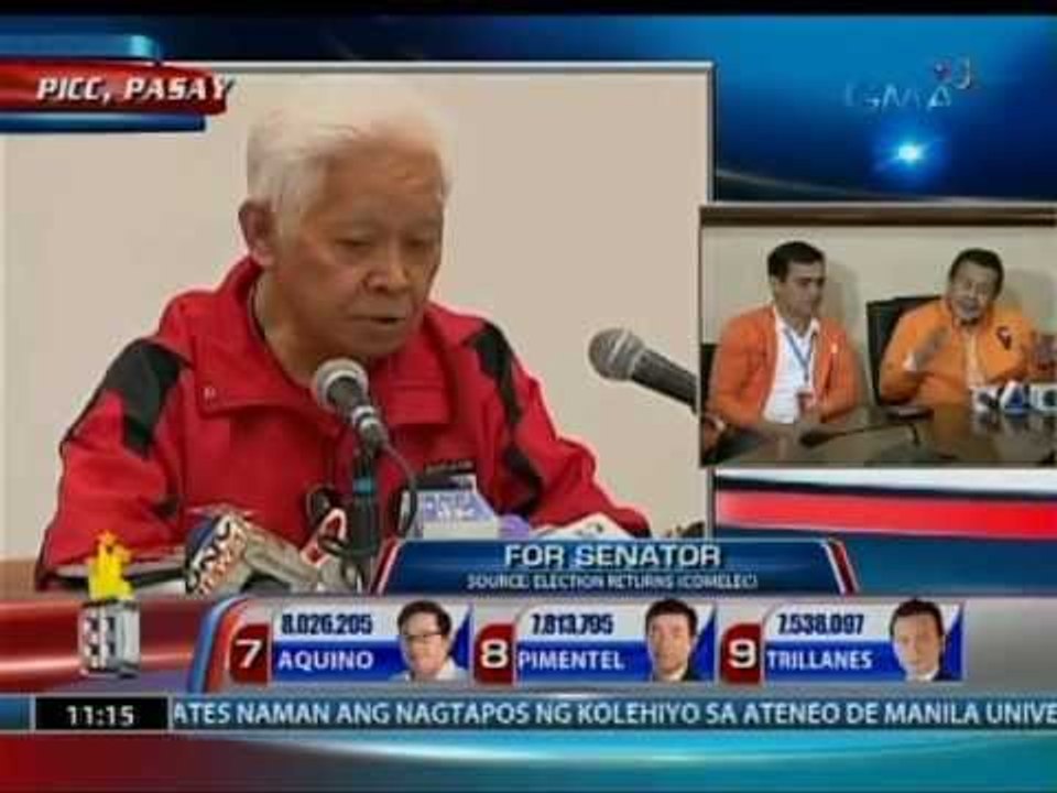Saksi: National canvassing, ipagpapatuloy bukas