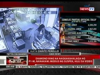 QRT: Diamond ring na nagkakahalaga ng P-1M, nanakaw; modus ng suspek, huli sa video