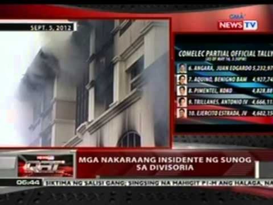 QRT: Mga nakaraang insidente ng sunog sa Divisoria