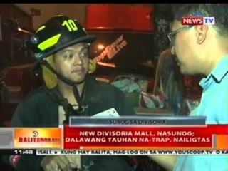 BT: New Divisoria mall, nasunog; dalawang tauhan na-trap, nailigtas