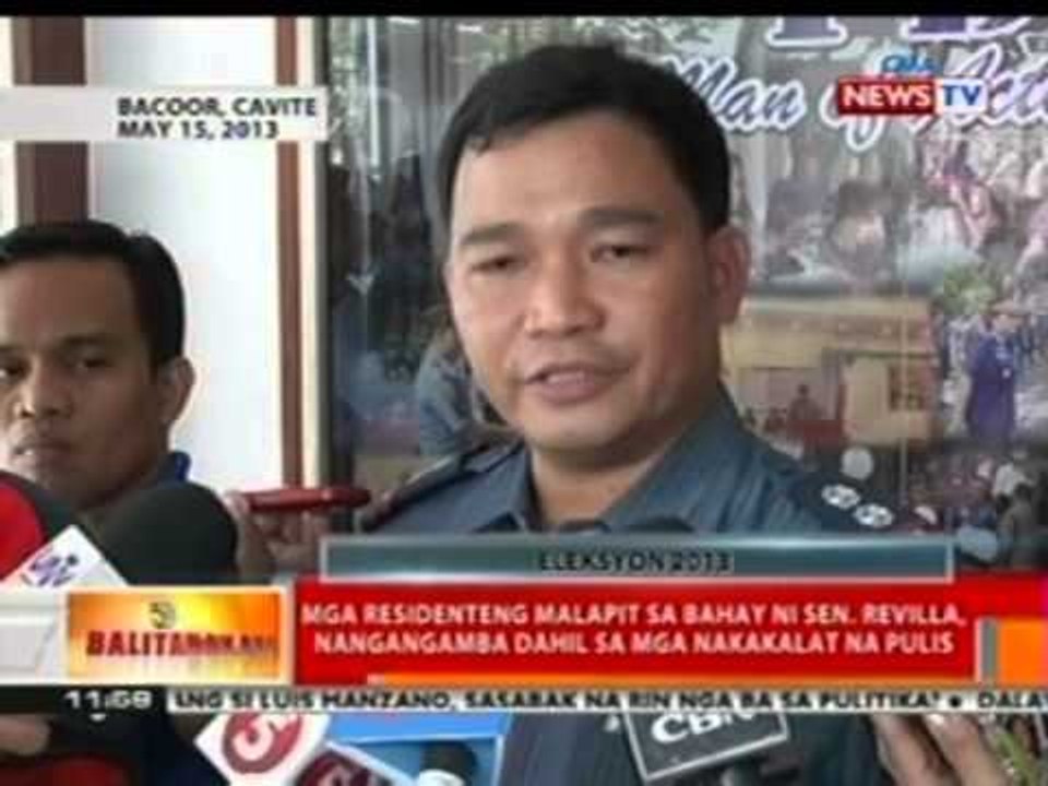 Mga residenteng malapit sa bahay ni Sen. Revilla, nangangamba dahil sa mga nakakalat na pulis