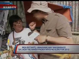 Flash Report: Mga botante, umaasang may magbabago sa lagay ng bansa pagkatapos ng eleksyon 2013