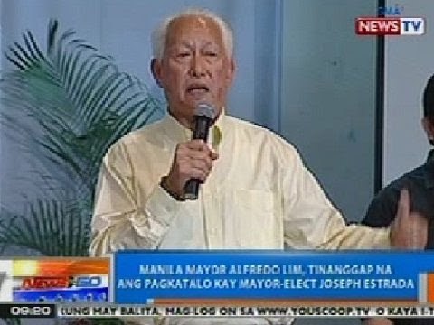 NTG: Mayor Lim, tinanggap na ang pagkatalo kay Erap