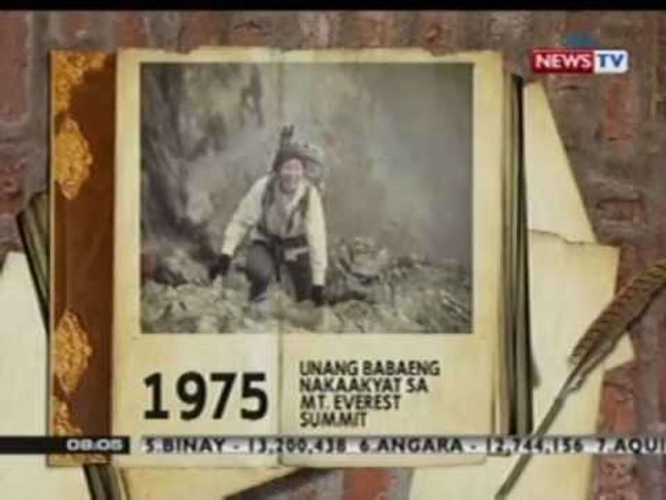 KB: Panghimagas: 1975: Junko Tabei, unang babae...