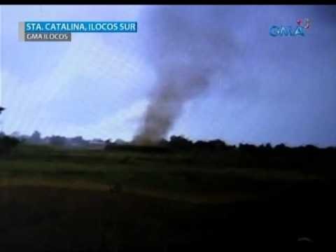 Saksi: Bahay, nasira ng buhawi sa Sta. Catalina, Ilocos Sur